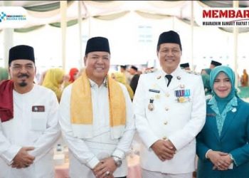 Tabligh Akbar HUT Ke-79 Muara Enim, KH. Mahmudin Ingatkan Moto “Bumi Serasan Sekundang”
