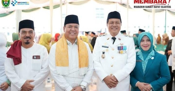Tabligh Akbar HUT Ke-79 Muara Enim, KH. Mahmudin Ingatkan Moto “Bumi Serasan Sekundang”