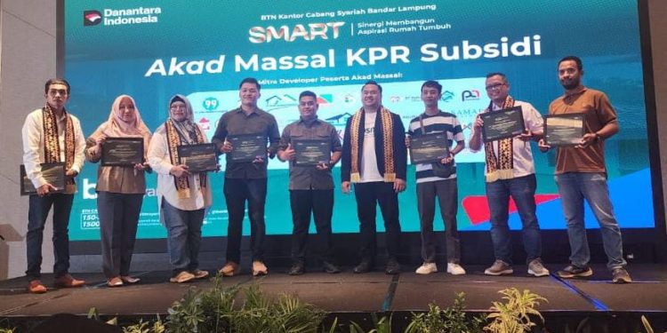 BTN Syariah Cabang Bandar Lampung Gelar Akad Massal KPR Subsidi Syariah bagi 200 Nasabah