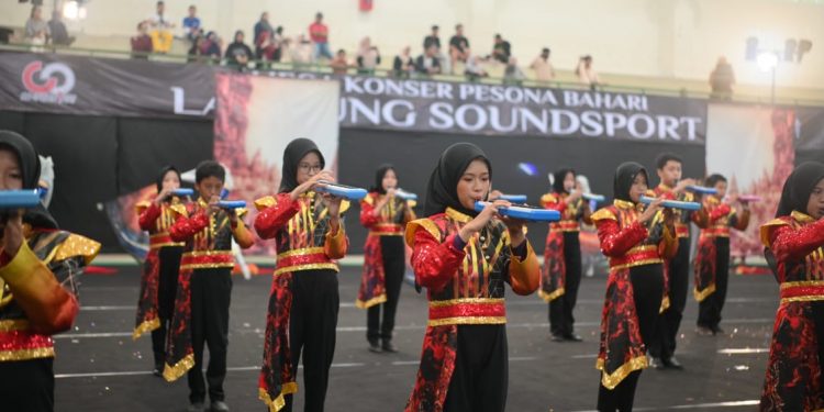 Drumband SMP Al Kautsar Juara 2 Mega Konser Pesona Bahari 5 Tingkat Sumbagsel