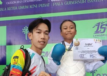 Aurelia Siswi SMPN 22 Bandar Lampung Raih Emas di Kejuaraan Nasional Karate