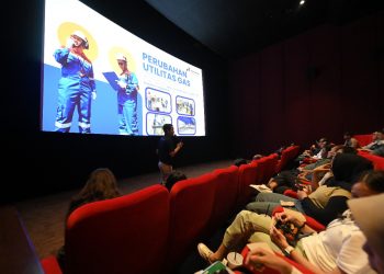 PGN Lampung Kampanyekan Keselamatan Gas dan Nobar Seru