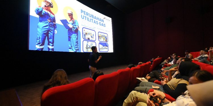 PGN Lampung Kampanyekan Keselamatan Gas dan Nobar Seru