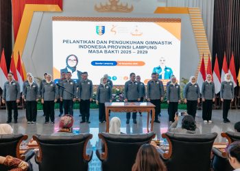 Gimnastik Lampung Targetkan Lompatan Prestasi hingga Level Internasional