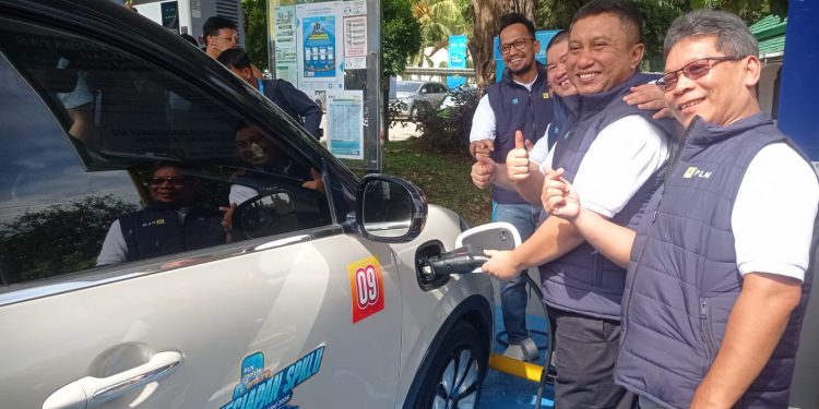 PLN Lampung Siagakan 64 SPKLU Sambut Lonjakan EV Nataru