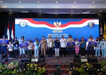 Lampung Lepas 45 KK Transmigran ke Tiga Provinsi