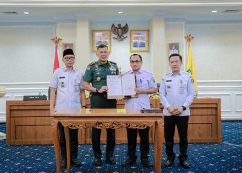 Pemprov Lampung Teken Hibah Daerah, Perkuat Sinergi TNI–Polri