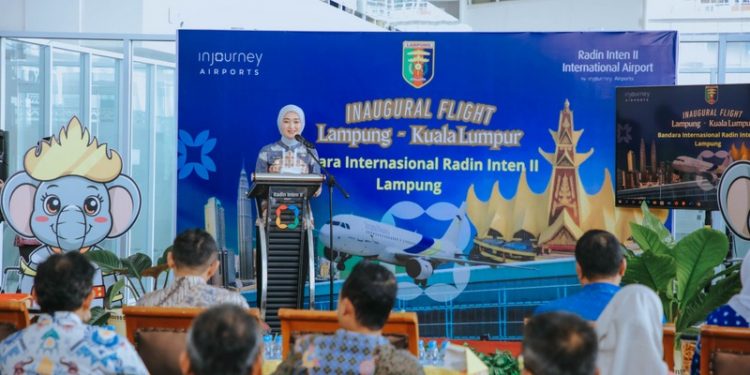 Radin Inten II Kembali Internasional, Lampung–Kuala Lumpur Resmi Dibuka