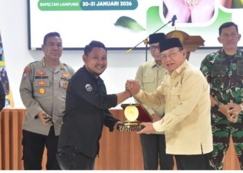 Ketua Komisi II DPRD Lampung Hadiri Pengukuhan KTNA , Perkuat Sinergi Petani dan Nelayan
