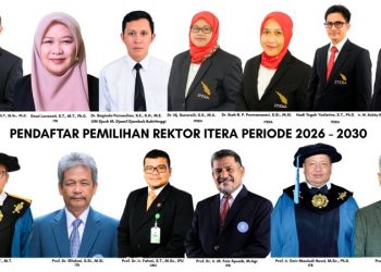 Ini 13 Bakal Calon Rektor Itera 