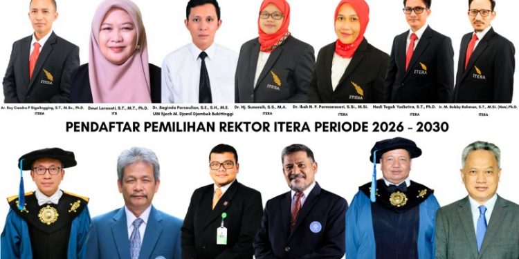 Ini 13 Bakal Calon Rektor Itera 