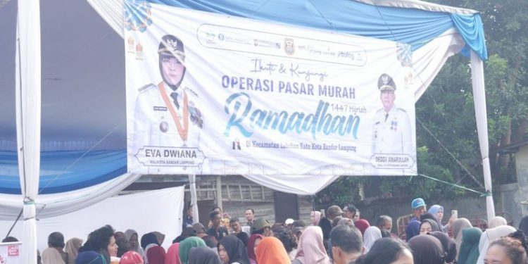 Sambut Ramadan, Pemkot Bandar Lampung Gelar Pasar Murah Serentak di 20 Kecamatan