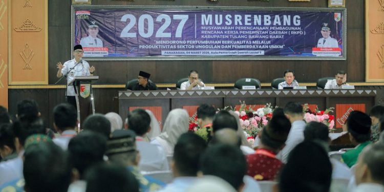 Mirza Dorong Desa Jadi Motor Pertumbuhan di Musrenbang Tubaba
