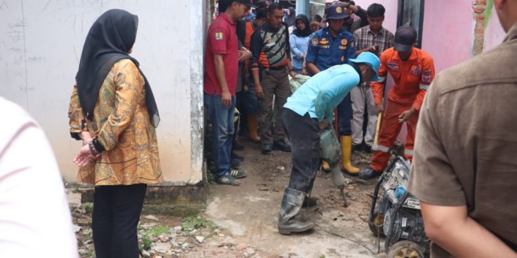 Pemkot Bandar Lampung Normalisasi Sungai di Campang Raya