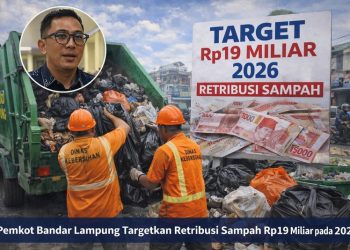 Pemkot Bandar Lampung Targetkan Retribusi Sampah Rp19 Miliar