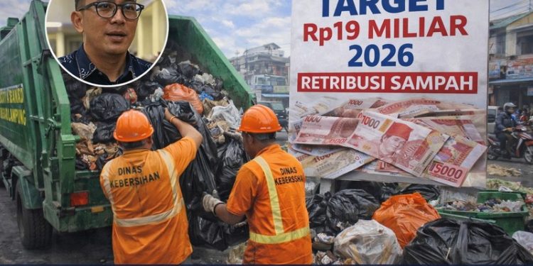 Pemkot Bandar Lampung Targetkan Retribusi Sampah Rp19 Miliar