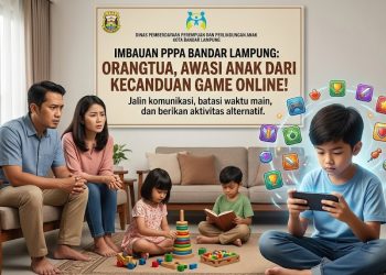 PPPA Bandar Lampung Imbau Orangtua Awasi Anak dari Kecanduan Game Online