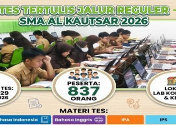 837 Pendaftar Bersaing di Jalur Reguler SMA Al Kautsar