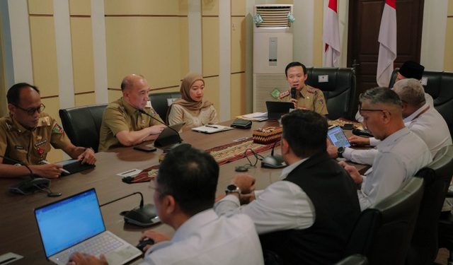 Sekdaprov Lampung Pimpin Rakor Penanganan Banjir Bandar Lampung, Susun Strategi Terintegrasi