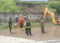 Drainase Bypass Dinormalisasi, Alat Berat Dikerahkan
