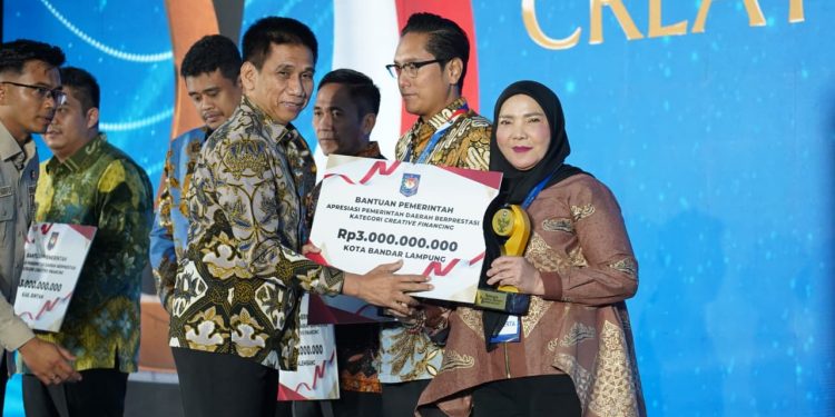 Bandar Lampung Juara I Creative Financing Nasional
