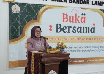 Rektor Perkuat Silaturahmi Melalui Safari Ramadan di SMA YP Unila