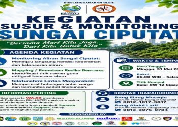 Susur Sungai Ciputat Digelar, Warga dan Relawan Petakan Titik Rawan Banjir