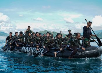 Digembleng Marinir, Peserta PPTM XI Ditempa Jadi Pemimpin Tangguh