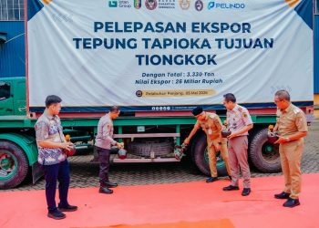 Lampung Tancap Gas Ekspor Tapioka, 3.330 Ton Dikirim ke Tiongkok