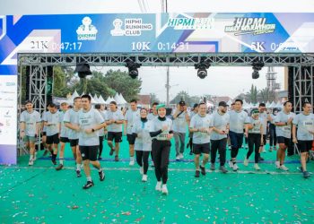Hipmi Half Marathon Meriah, Gubernur Lampung Dorong Sport Tourism dan UMKM
