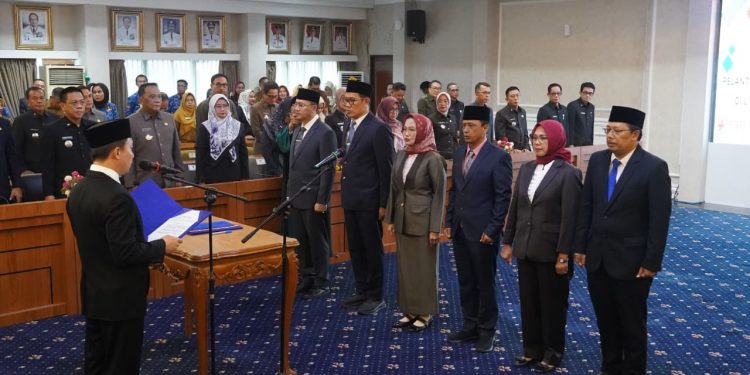 Enam Pejabat Eselon II Lampung Dilantik, Pemprov Perkuat Kinerja Birokrasi