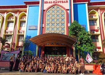 Pramuka SD Al Kautsar Wisata Siaga ke Kebun Raya Itera