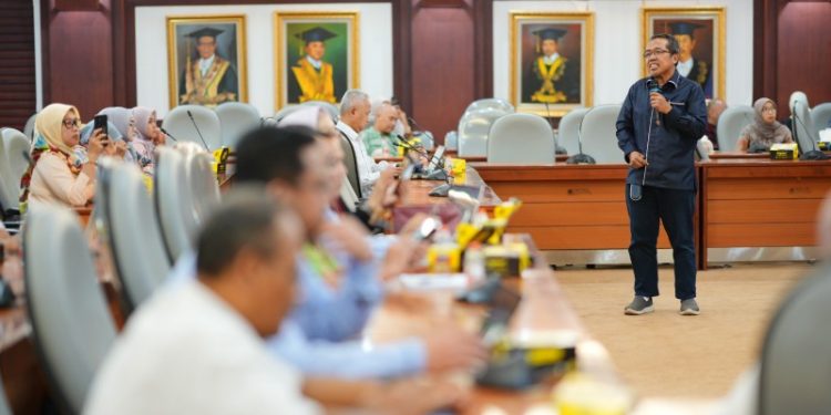 Unila Sosialisasikan Buku Rubrik Pengakuan Prestasi Mahasiswa Tahun 2026