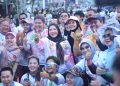 Ribuan Warga Meriahkan Color Run HUT ke-344 Bandar Lampung