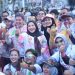 Ribuan Warga Meriahkan Color Run HUT ke-344 Bandar Lampung