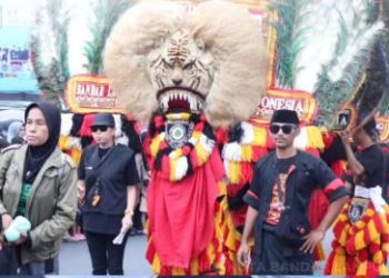 Merajut Warna Nusantara, Pawai Budaya Semarakkan HUT ke-344 Kota Bandar Lampung