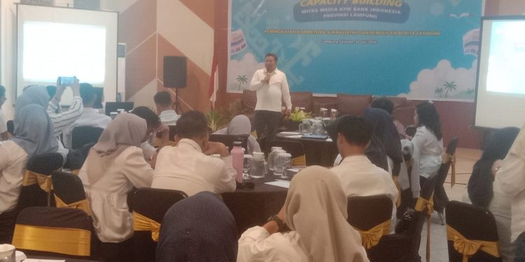 BI Lampung Tingkatkan Kompetensi Jurnalis Lewat Capacity Building Penulisan Berita Ekonomi