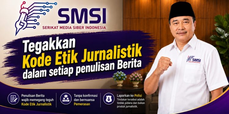 Ketua SMSI Lampung Ingatkan Wartawan Junjung Kode Etik, Tolak Penyalahgunaan Profesi