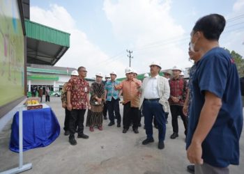 Unila Dampingi Menteri PPN Tinjau Produksi Produk Cassava di PT Sungai Budi Group