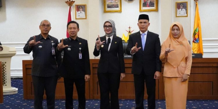 Jihan Lantik Indra Sanjaya, Tekankan Profesionalisme
