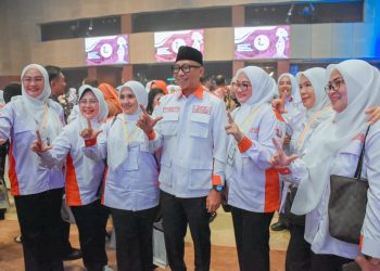 Mirza Hadiri Pelantikan Srikandi Jaga Desa se-Indonesia