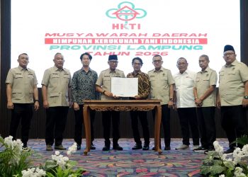 Gubernur Mirza Pimpin HKTI Lampung, Dorong Hilirisasi Pertanian