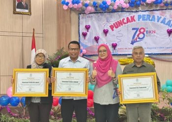 Pemprov Lampung Raih Penghargaan BKN untuk Manajemen ASN