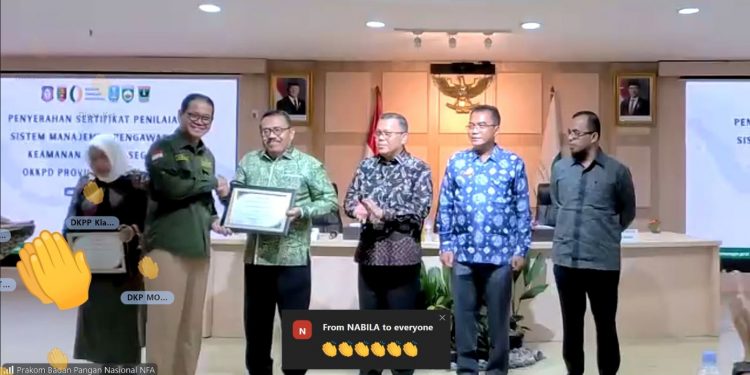 Lampung Raih Predikat A Keamanan Pangan Nasional