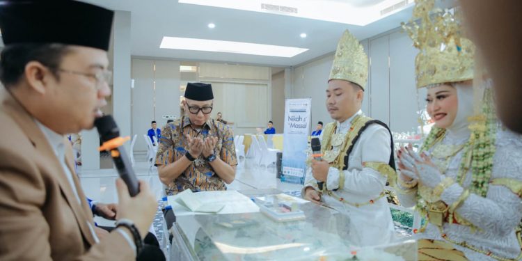 31 Pasangan Ikuti Nikah Massal Begawi Cinta Lampung