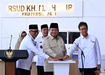Prabowo Resmikan RSUD Krui, Layanan Kesehatan Pesisir Barat Diperkuat