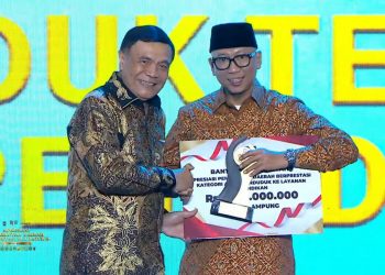 Pemprov Lampung Raih Penghargaan Pendidikan di Regional Sumatera