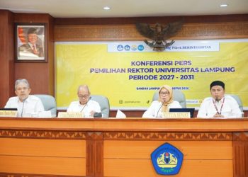 Pendaftaran Bakal Calon Rektor Unila Mulai Dibuka 14 Agustus