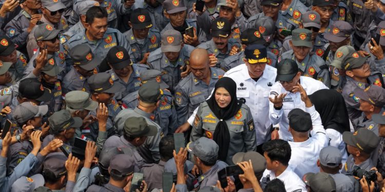 Linmas Bandar Lampung Didorong Perkuat Peran Hadapi Bencana