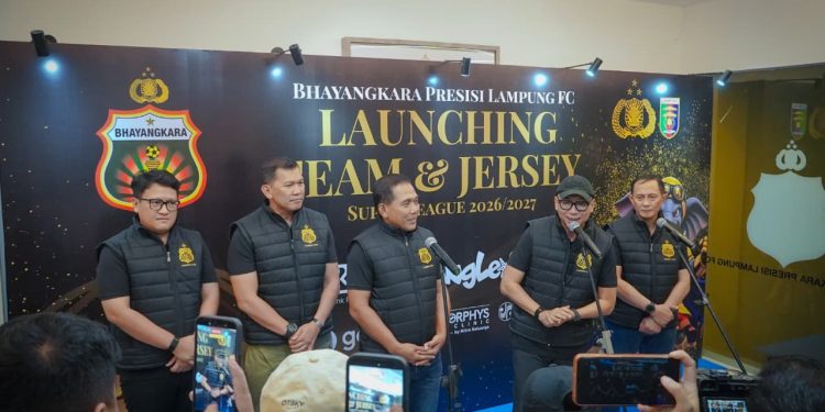 Gubernur Mirza Targetkan Bhayangkara Presisi Lampung FC Tembus 3 Besar